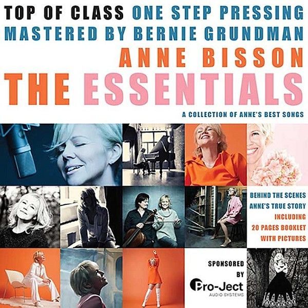 Capa da edição audiófila em vinil do disco de Anne Bisson "The Essentials" versão One Step da editora Camilio Records