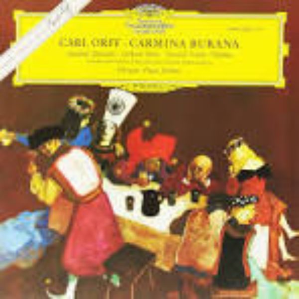 Capa da edição audiófila em vinil de Carmina Burana de Carl Orff, Deutsche Grammophon