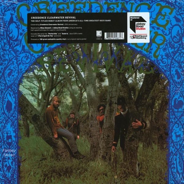 Capa da edição audiófila em vinil do disco homónimo de Creedence Clearwater Revival versão Half-Speed Mastering da editora Craft Records