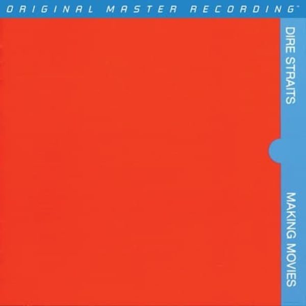 Capa da edição audiófila do disco de vinil de Dire Straits "Making Movies" da Mobile Fidelity