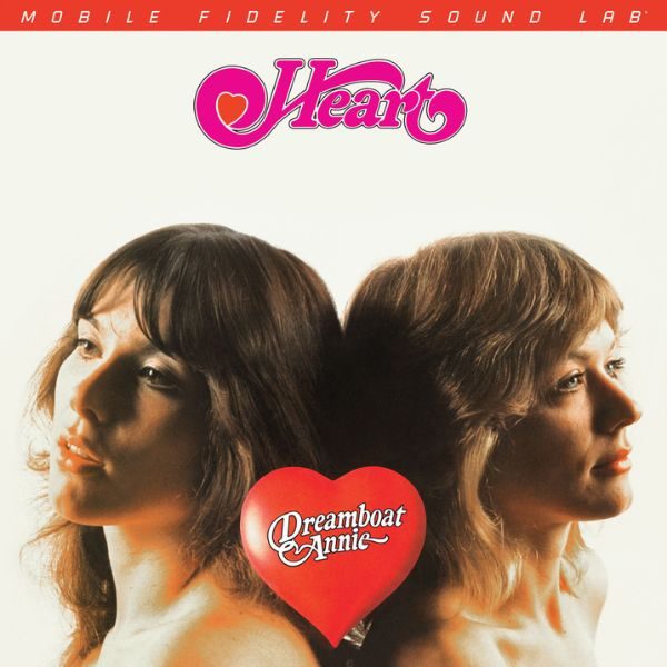 Capa da edição audiófila do disco de vinil de Heart "Dreamboat Annie" da editora Mobile Fidelity