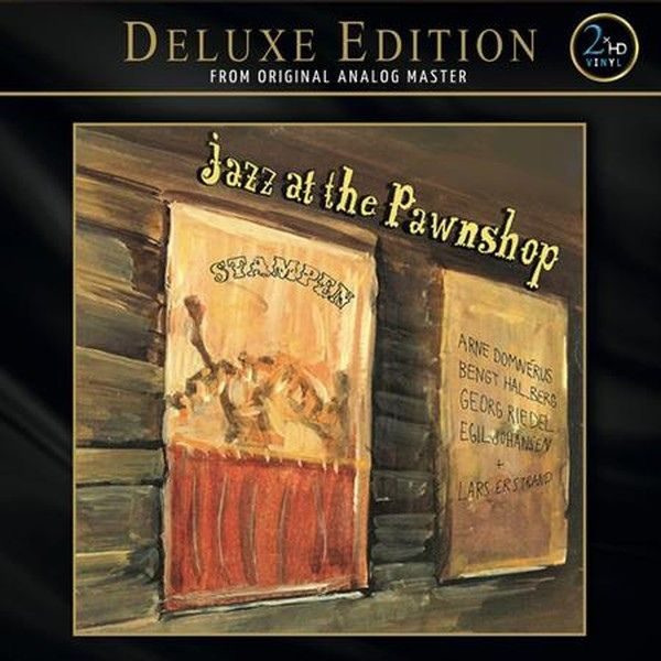 Capa do disco de vinil "Jazz At The Pawnshop", edição luxuosa original analog master tapes