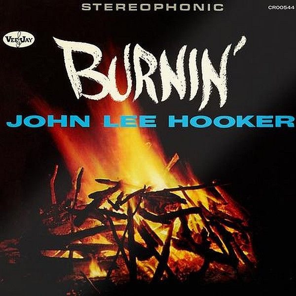 Capa da edição audiófila em vinil do disco de John Lee Hooker "Burnin'" da editora Craft Records