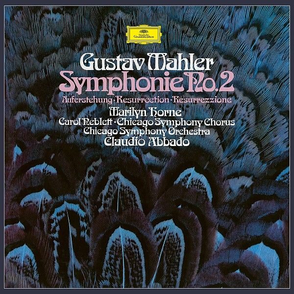 Capa da edição audiófila em vinil da Sinfonia Número 2 de Mahler, Deutsche Grammophon, Original Source