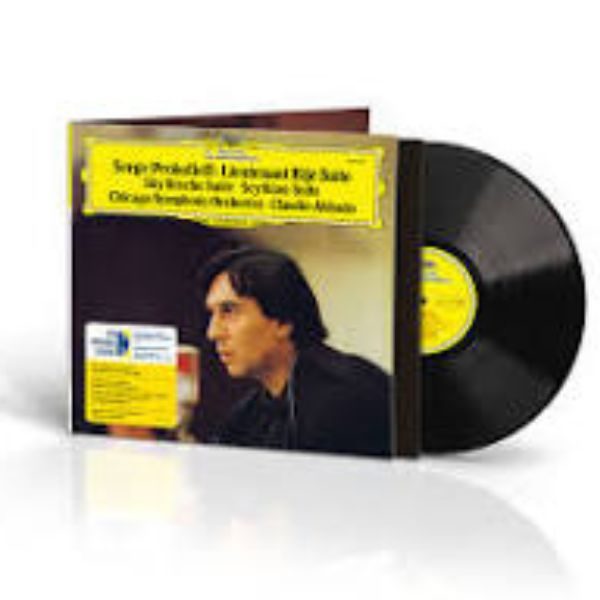Capa da edição audiófila em vinil da peça Lieutenant Kije de Prokofiev, Deutsche Grammophon, Original Source