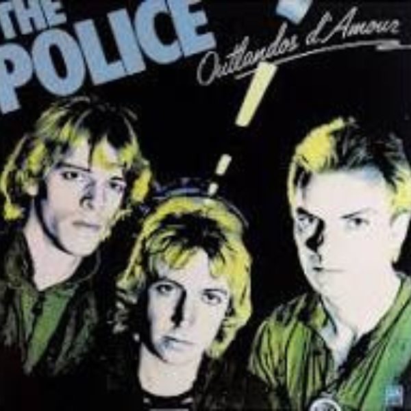 Capa da edição audiófila em vinil do disco de The Police "Outlandos d'Amour", da editora Universal versão importação